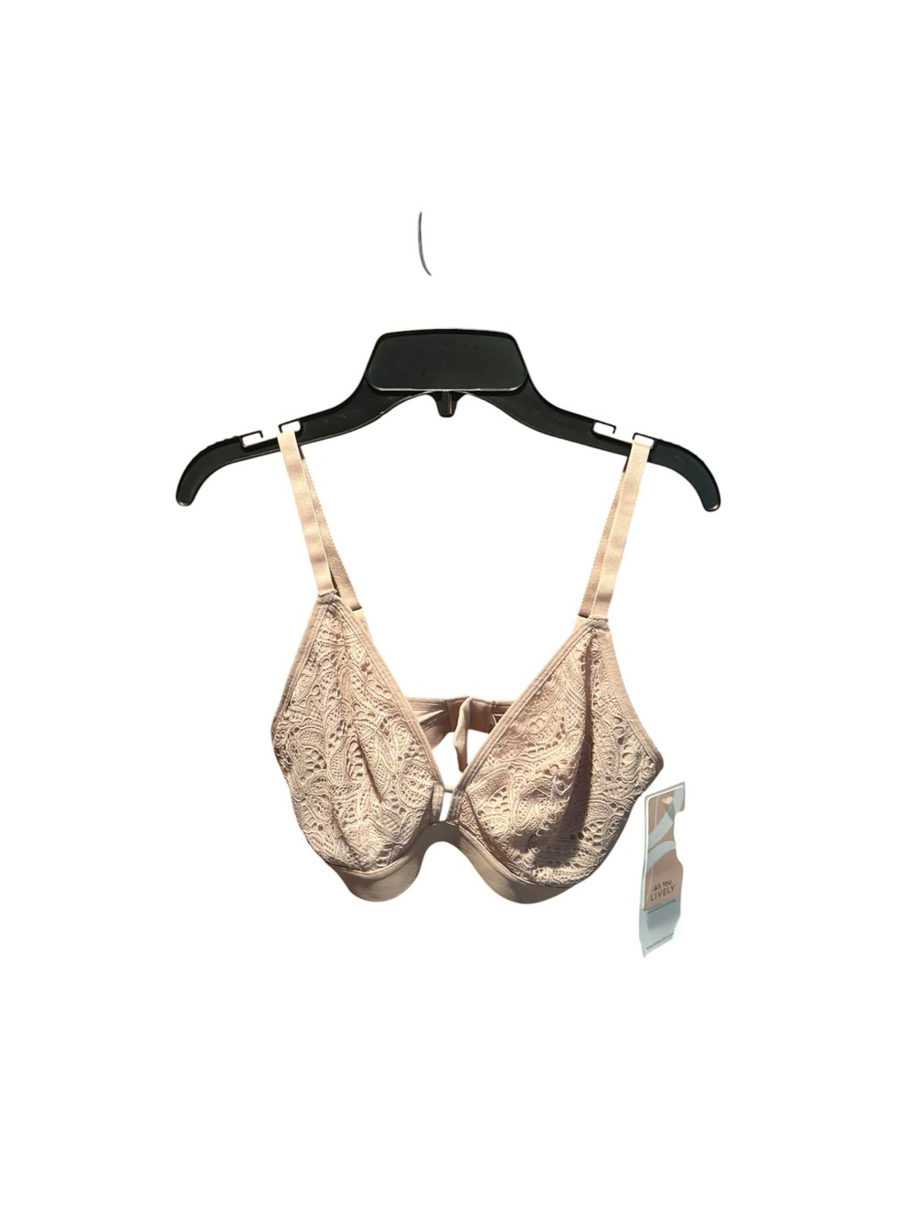 All You Lively Palm Lace Bralette Nude Size 1 NWT